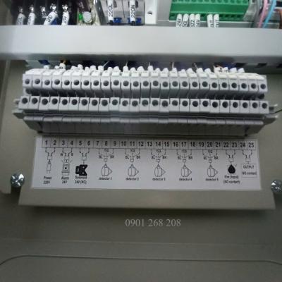 TỦ BÁO RÒ RỈ GAS 5 KÊNH ĐẦU DÒ PHÒNG NỔ